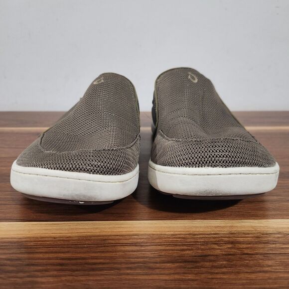 Olukai Nohea Mesh Slip On Sneakers Mens 11 Brown Shoes Boat Convertible main image 5